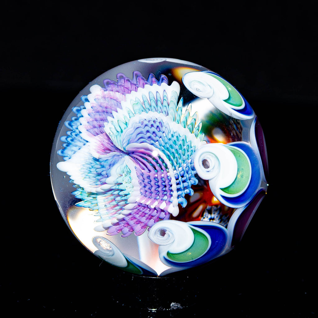 Sable Glass - Retti Flower Murrini Marble