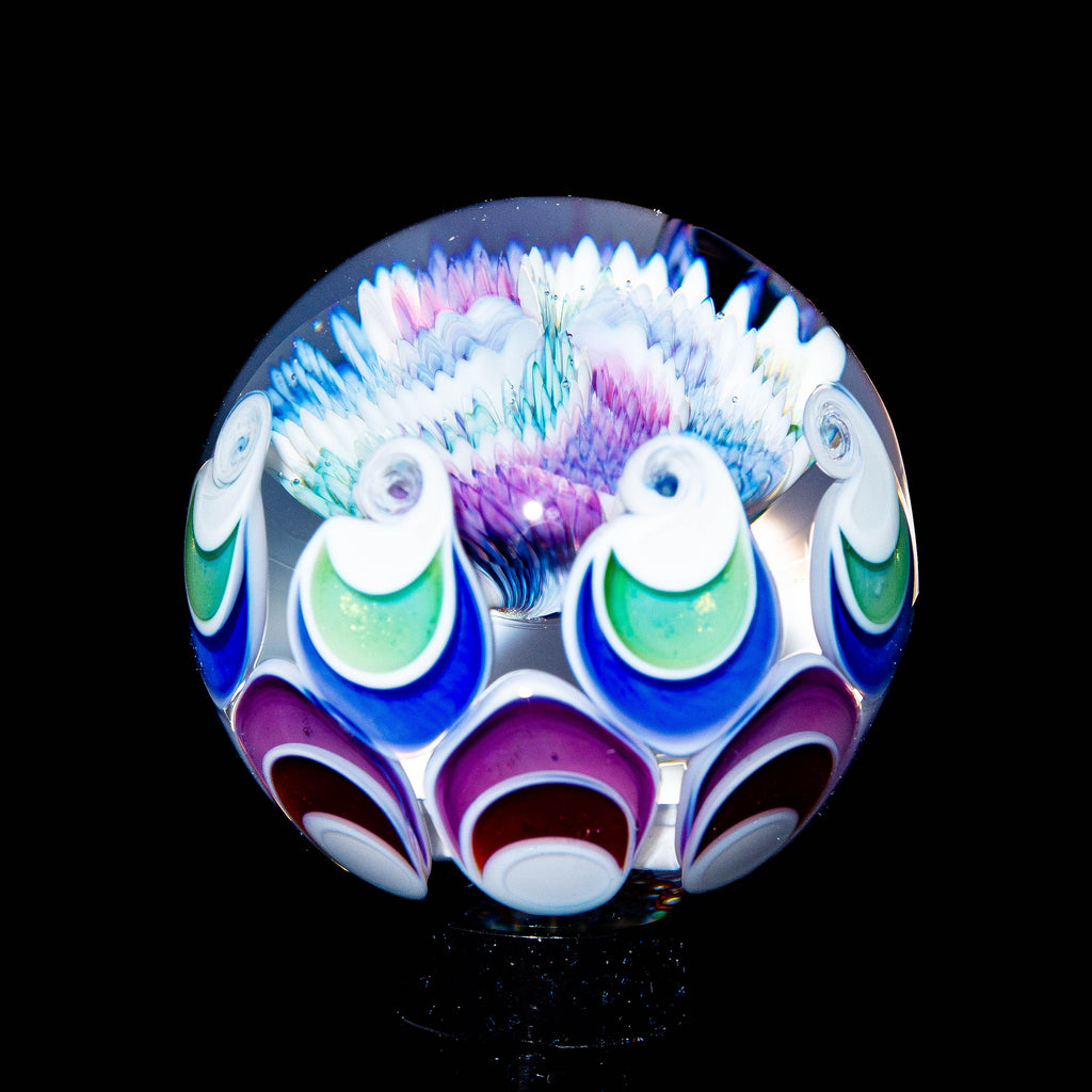 Sable Glass - Retti Flower Murrini Marble