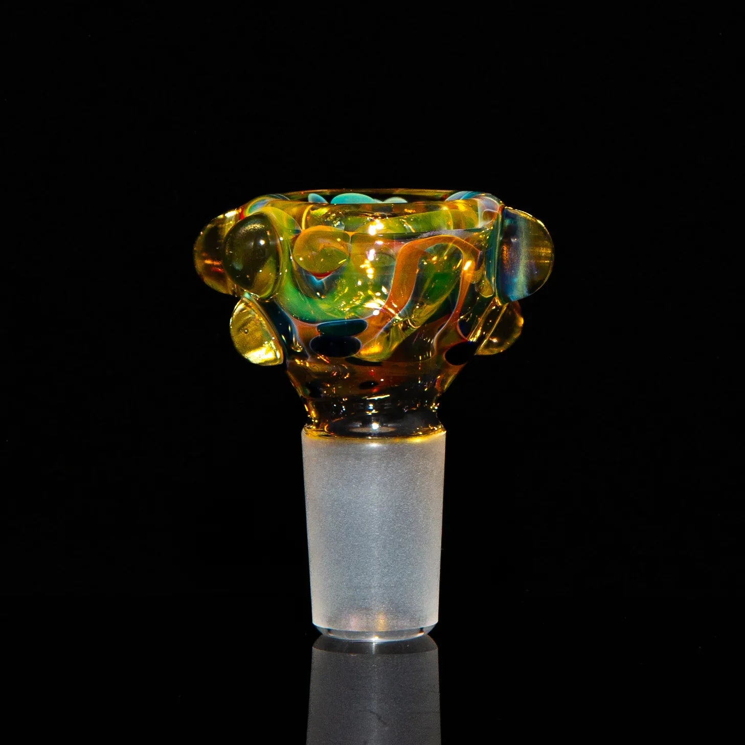 Sarah Marblesbee - Fumed Four Hole 18MM Slide