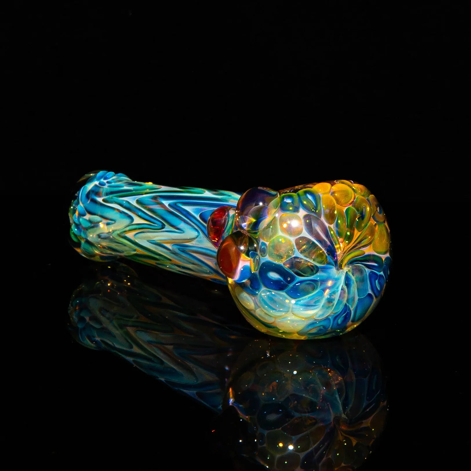 Sarah Marblesbee - Inside Out Fumed Four Hole Spoon