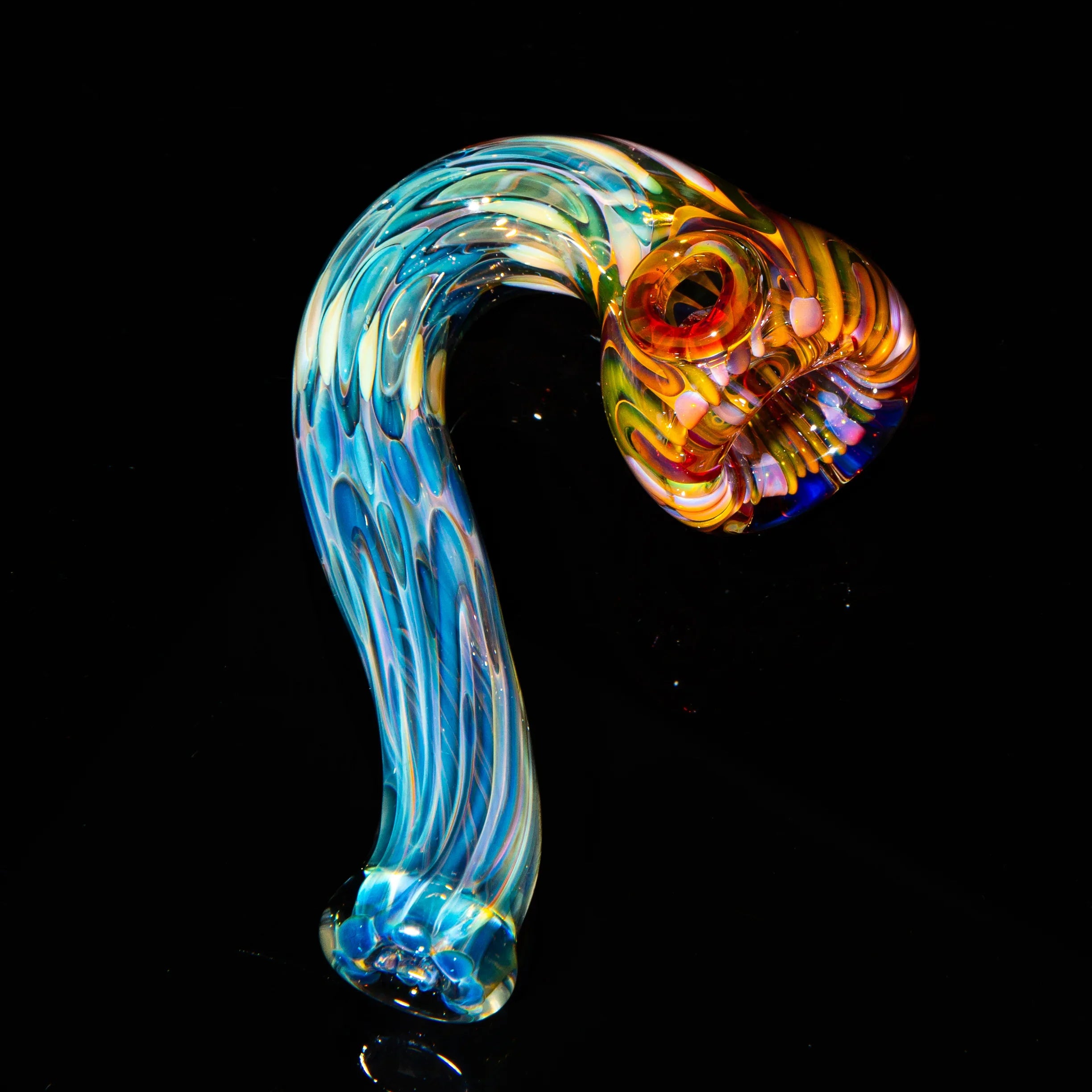 Sarah Marblesbee - Inside Out Fumed Red Dot Four Hole Sherlock