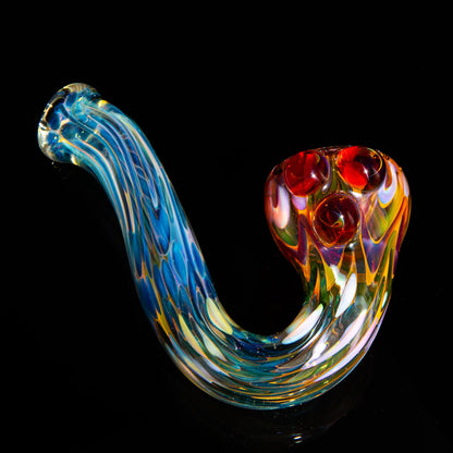 Sarah Marblesbee - Inside Out Fumed Red Dot Four Hole Sherlock