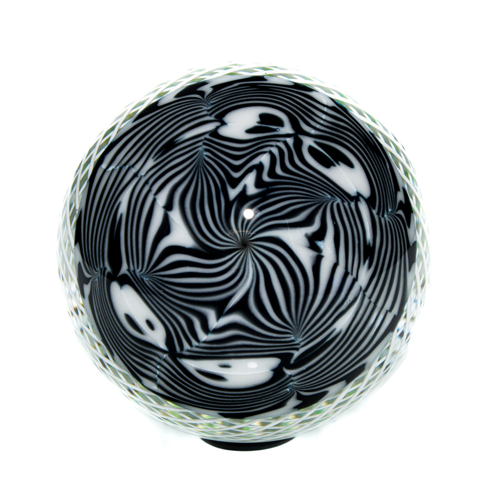 Scotty Mickle x Who’s Boro? - Black & White Eyeball 53MM Marble #1