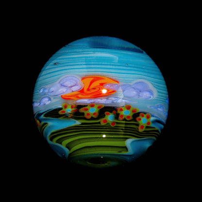 Seanzo Art - Abstract Landscape 46MM Marble