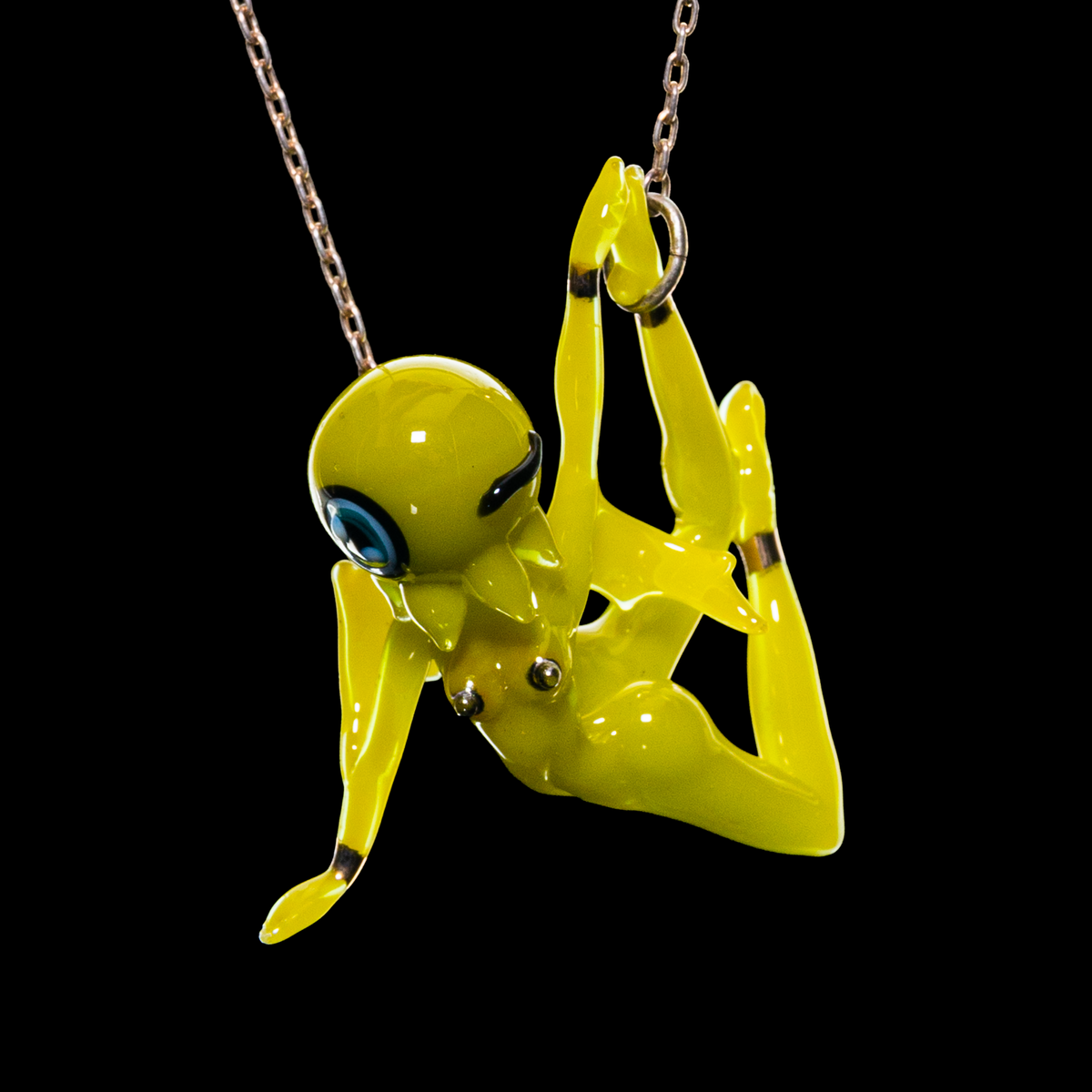 Sibelley x Tiefling Glass - Cthulhu Babe Pendant