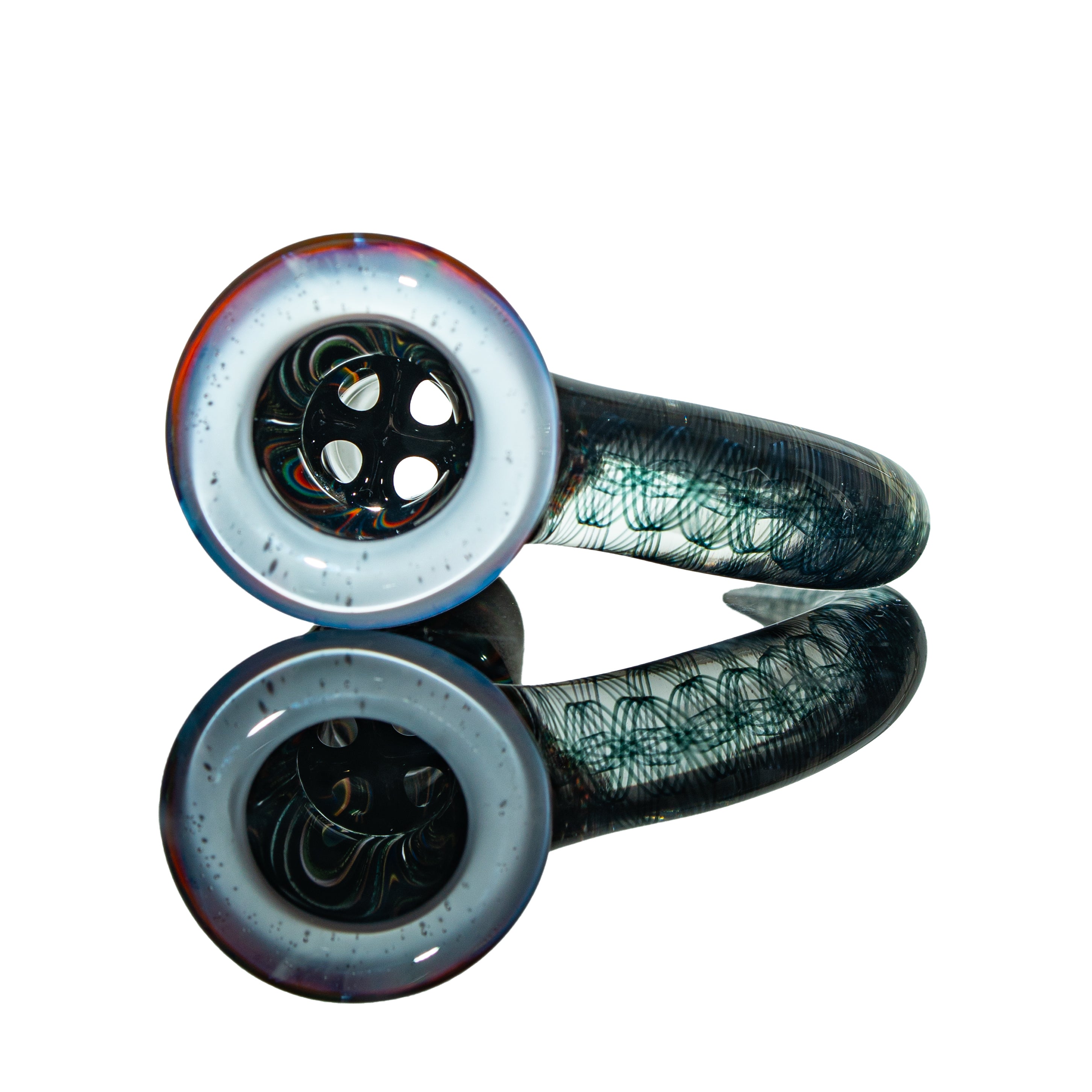 Simple Lemon Farmer - Black Rainbow Fully Worked 18mm Slide