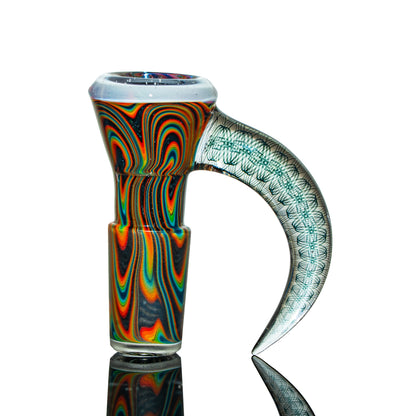 Simple Lemon Farmer - Black Rainbow Fully Worked 18mm Slide