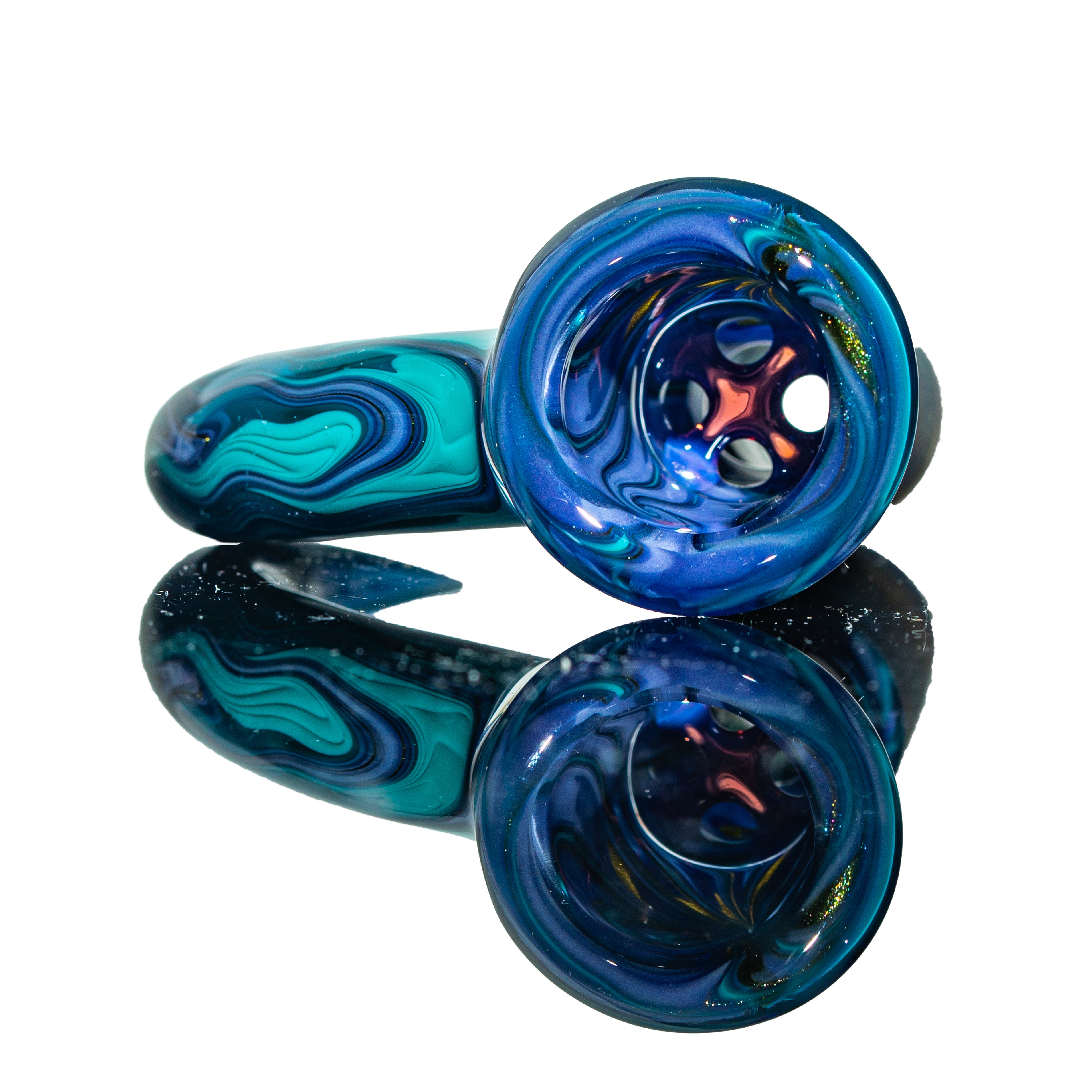 Simple Lemon Farmer - Blue & Purple Linework Fully Worked 18mm Slide