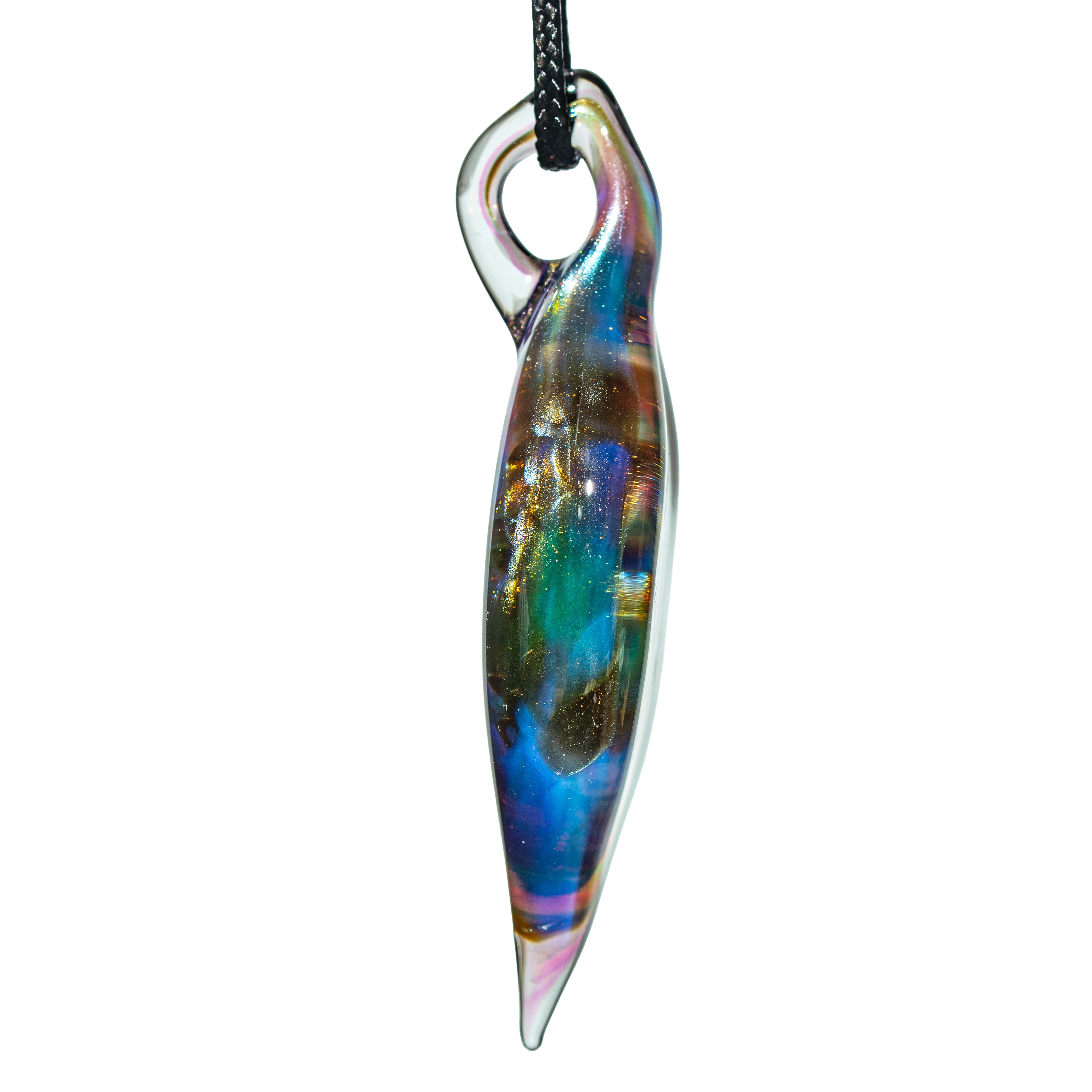 Simple Lemon Farmer - Stained Glass Pendant