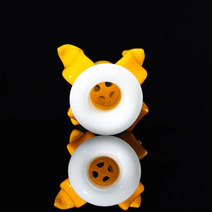 Simple Lemon Farmer x Coyle - Banana Yellow & White Samurai Banana 18MM Slide