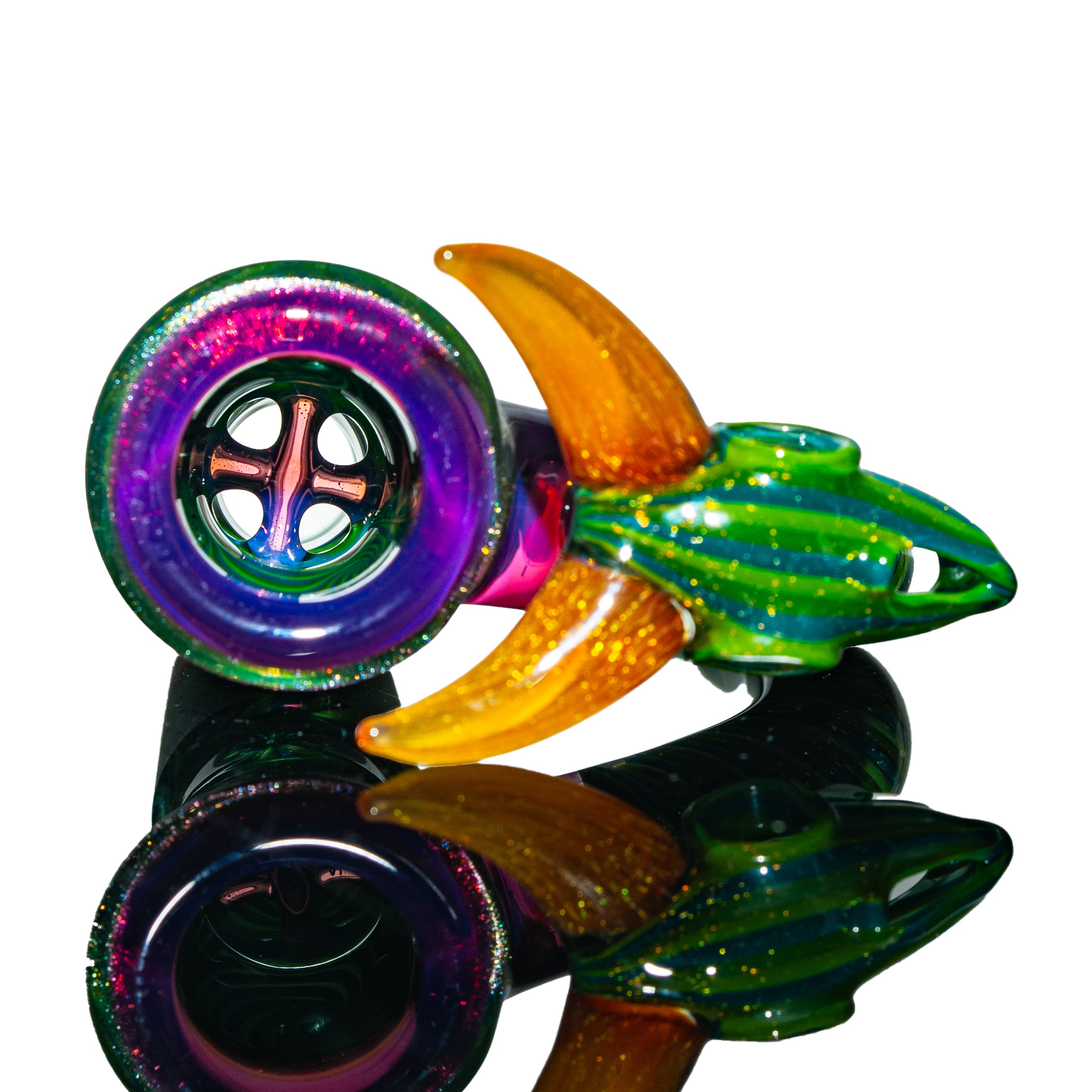 Simple Lemon Farmer x Darby Holm - Longhorn Skull Fulled Worked 18mm Slide