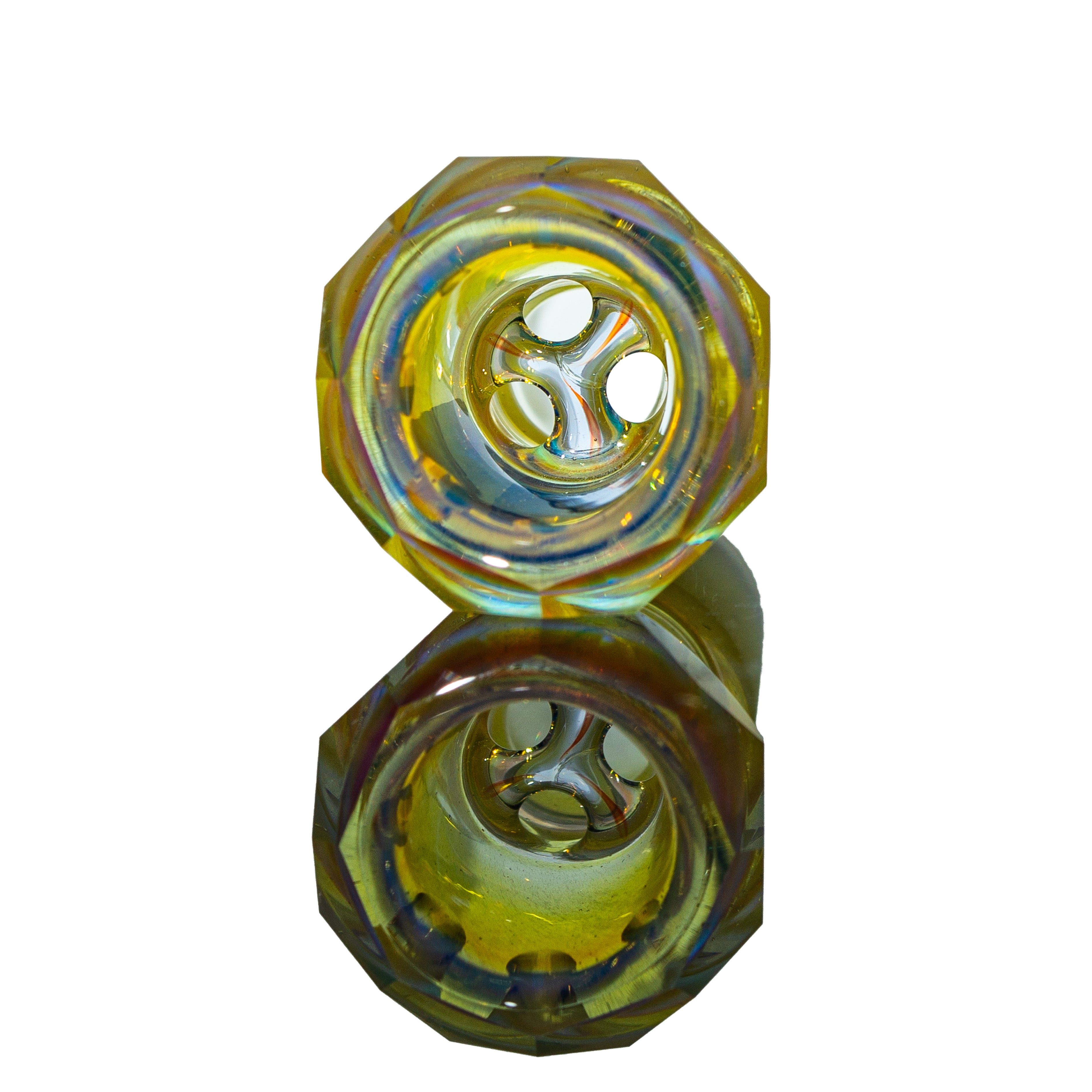 Simple Lemon Farmer x Mr. Facet - Purple Rainbow Fully Worked 18mm Slide