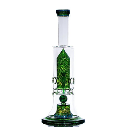 Simple Lemon Farmer x Shamby Glass - Green Money & Citrine Tower