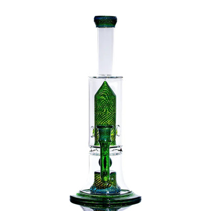 Simple Lemon Farmer x Shamby Glass - Green Money & Citrine Tower