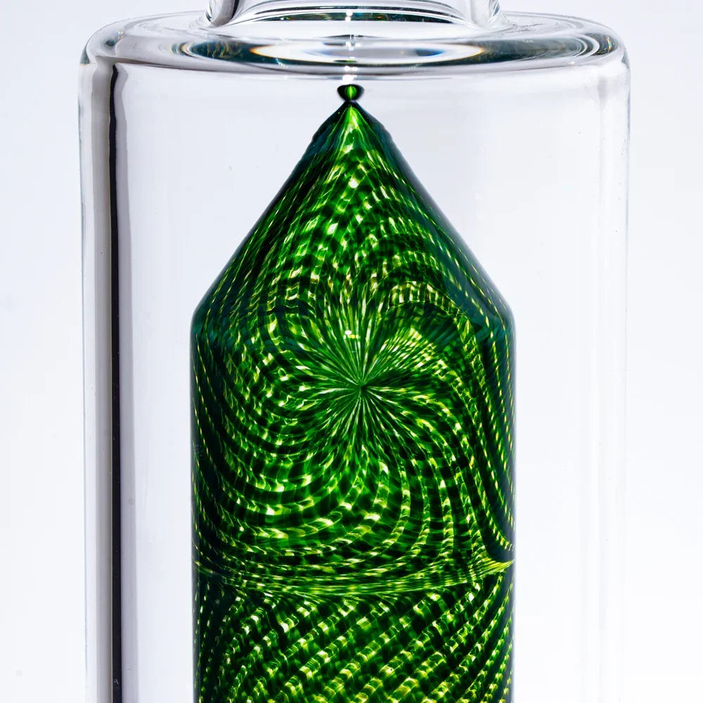 Simple Lemon Farmer x Shamby Glass - Green Money & Citrine Tower