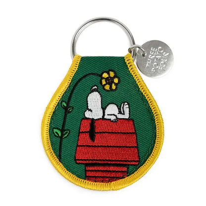 Three Potato Four - Snoopy Doghouse Flower Keychain