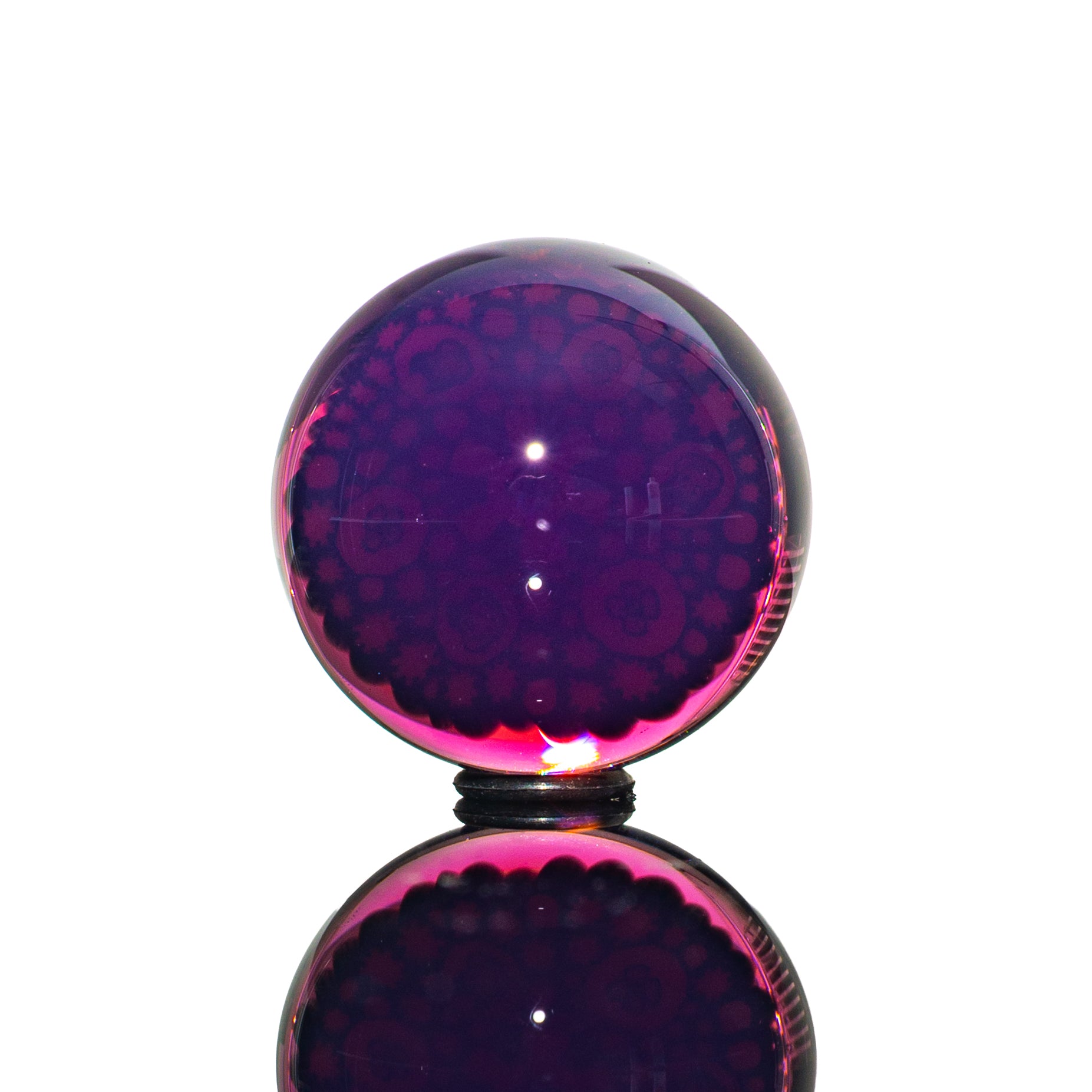 Henry Hollingsworth - Purple Single Chip 19mm Marble 2
