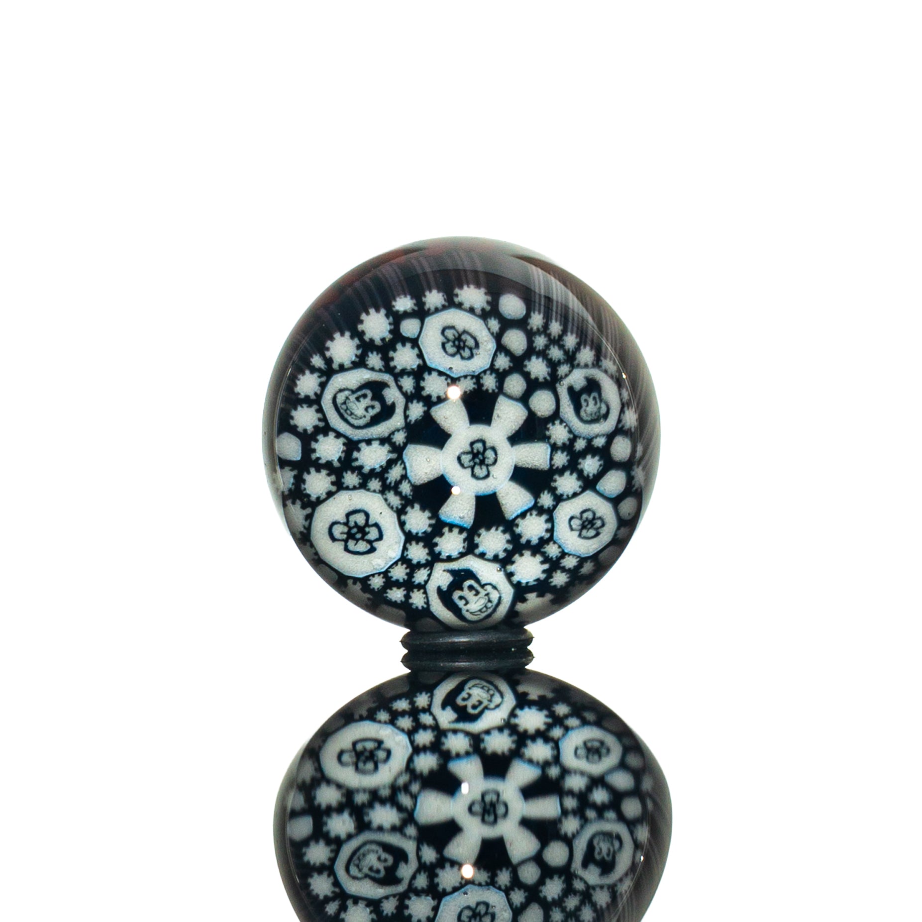 Henry Hollingsworth - Gold Ruby Double Chip 20mm Marble 3