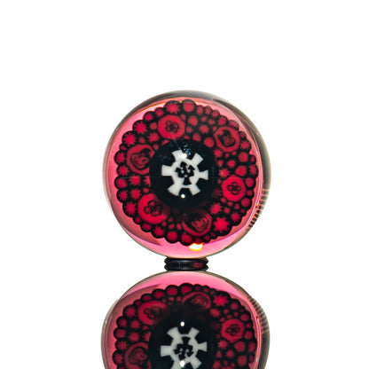 Henry Hollingsworth - Gold Ruby Double Chip 21mm Marble 2
