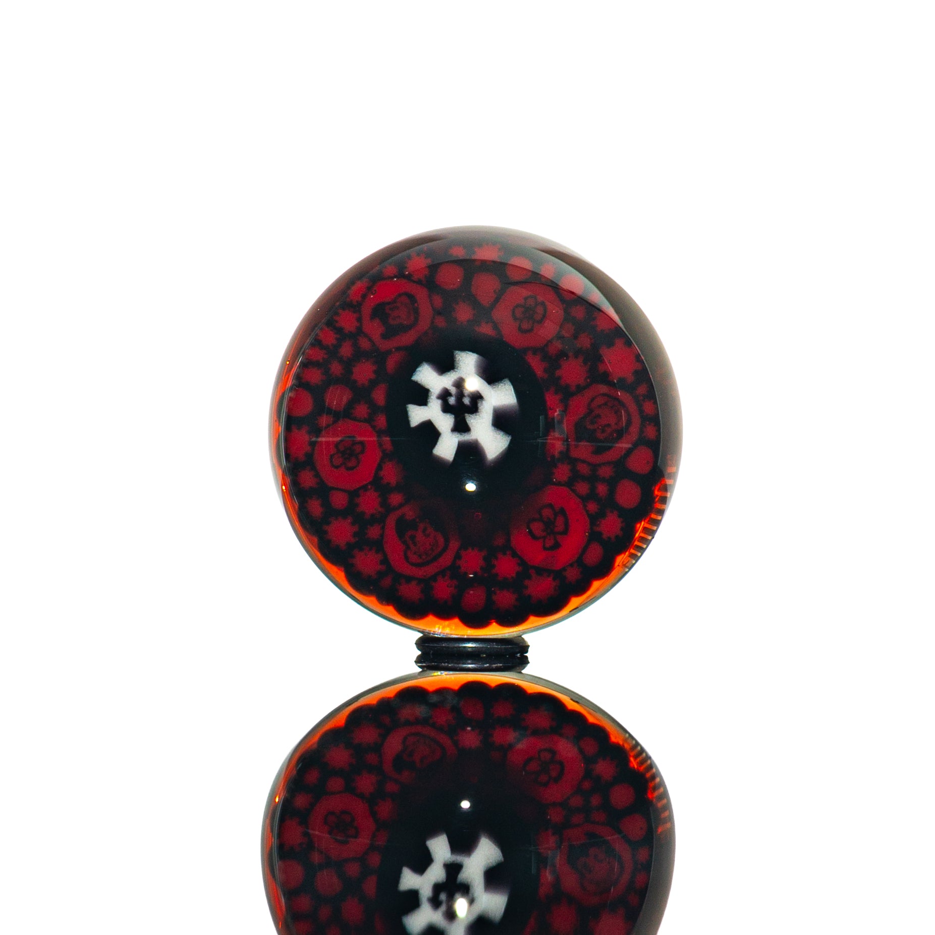 Henry Hollingsworth - Pomegranate Double Chip 23mm Marble
