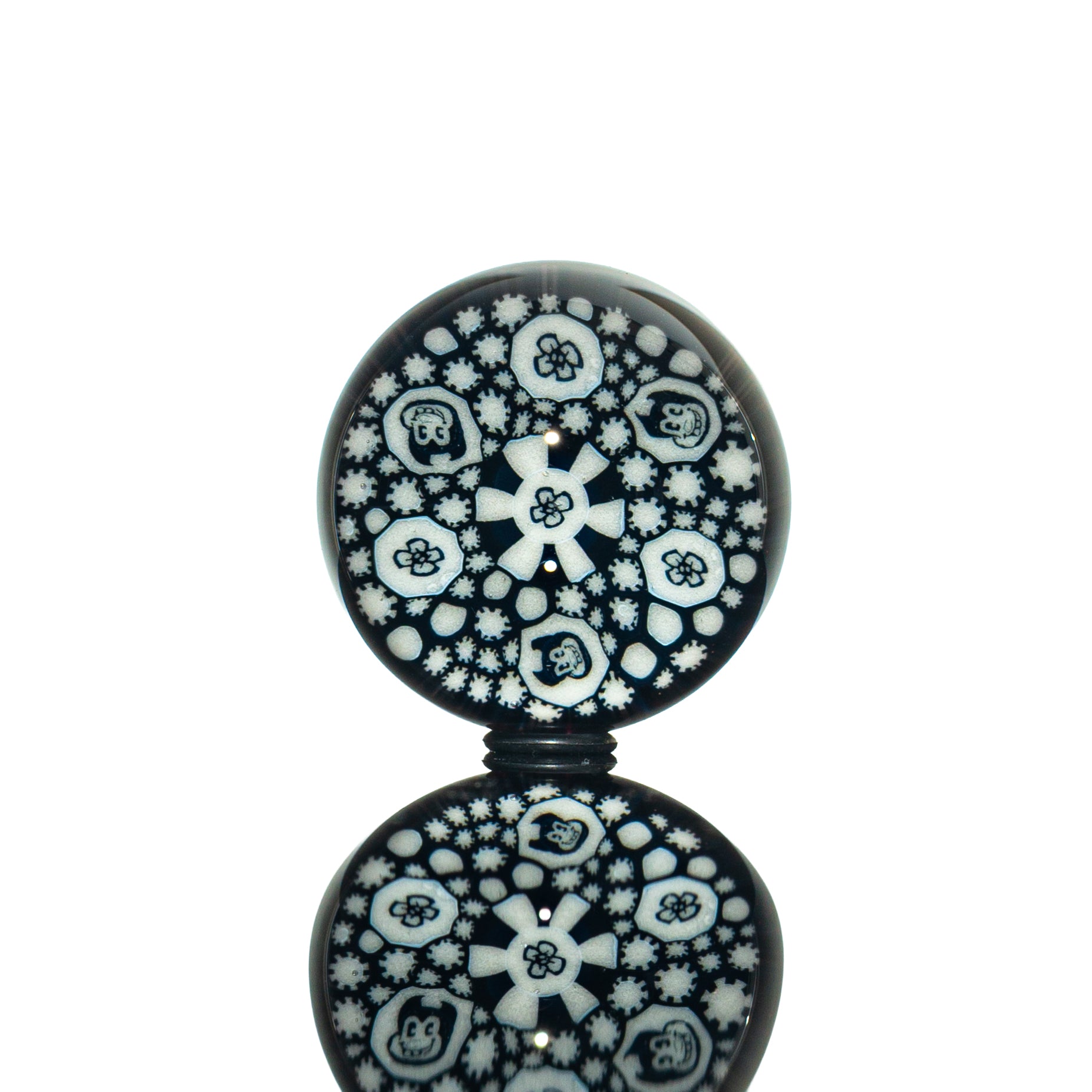 Henry Hollingsworth - Pomegranate Double Chip 23mm Marble