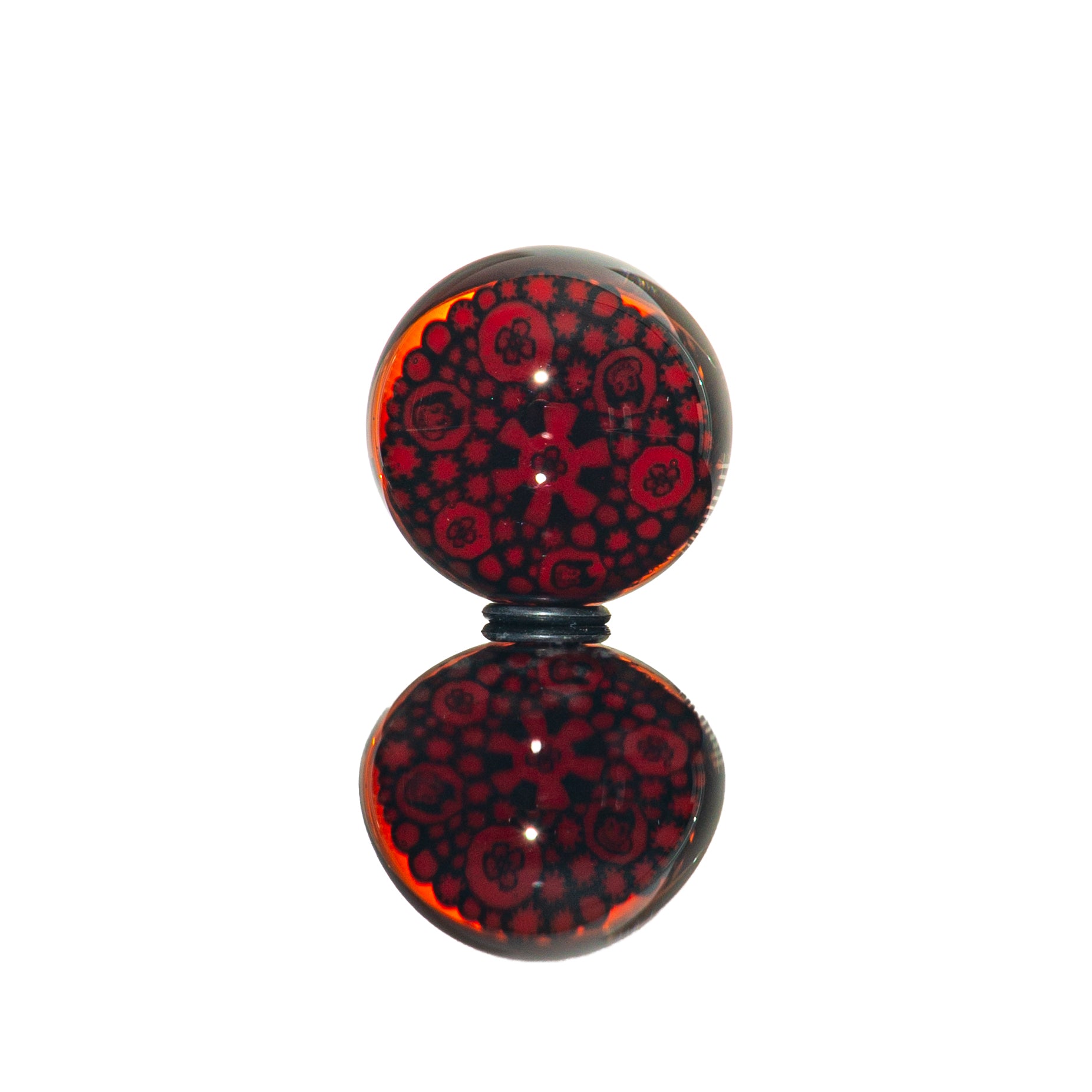 Henry Hollingsworth - Pomegranate Single Chip 19mm Marble