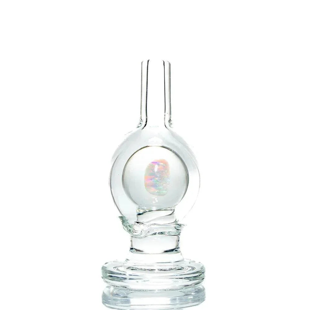 Soup Glass Clear Opal Bubble Cap Stoked CT