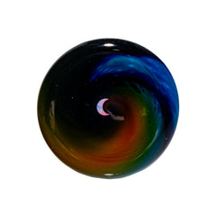 Soup Glass - Souper Cosmic Space Opal Crescent Moon Full Glass Jar