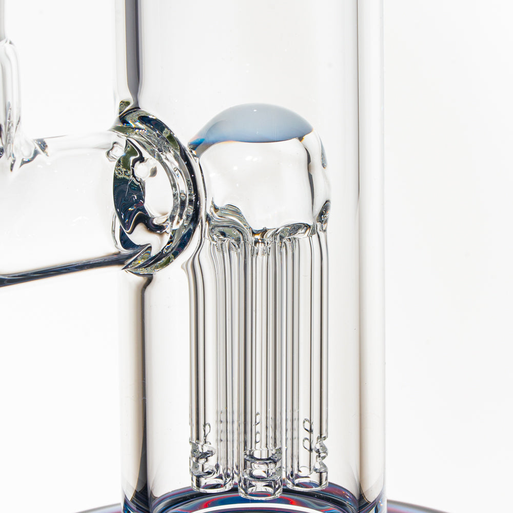 Toro Glass - Granada, Cobalto, Loto 7/13/13 Brazo Tubo de flor de tamaño completo