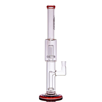 Toro Glass - Pomegrante & Lotus Circ to Circ Tube