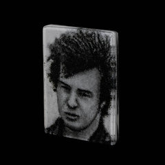 Whatever Is Clever - Sid Vicious Frit Painting