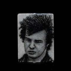 Whatever Is Clever - Sid Vicious Frit Painting