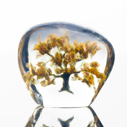 Woodlander Glass - Fall Maple Tree Paperweight
