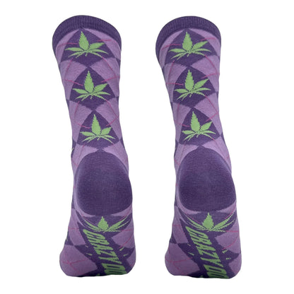 Crazy Dog - Argyle Weed Women's Socks
