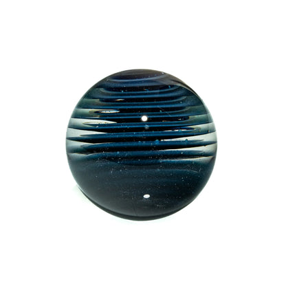 Austin Wilson Glass - Electrum & Cobalt Filigree 23MM Marble