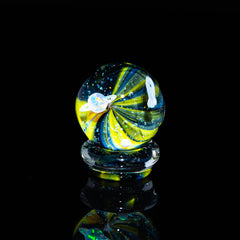 Ponder The Orb: Crunch Glass - Triple Opal Space Marble