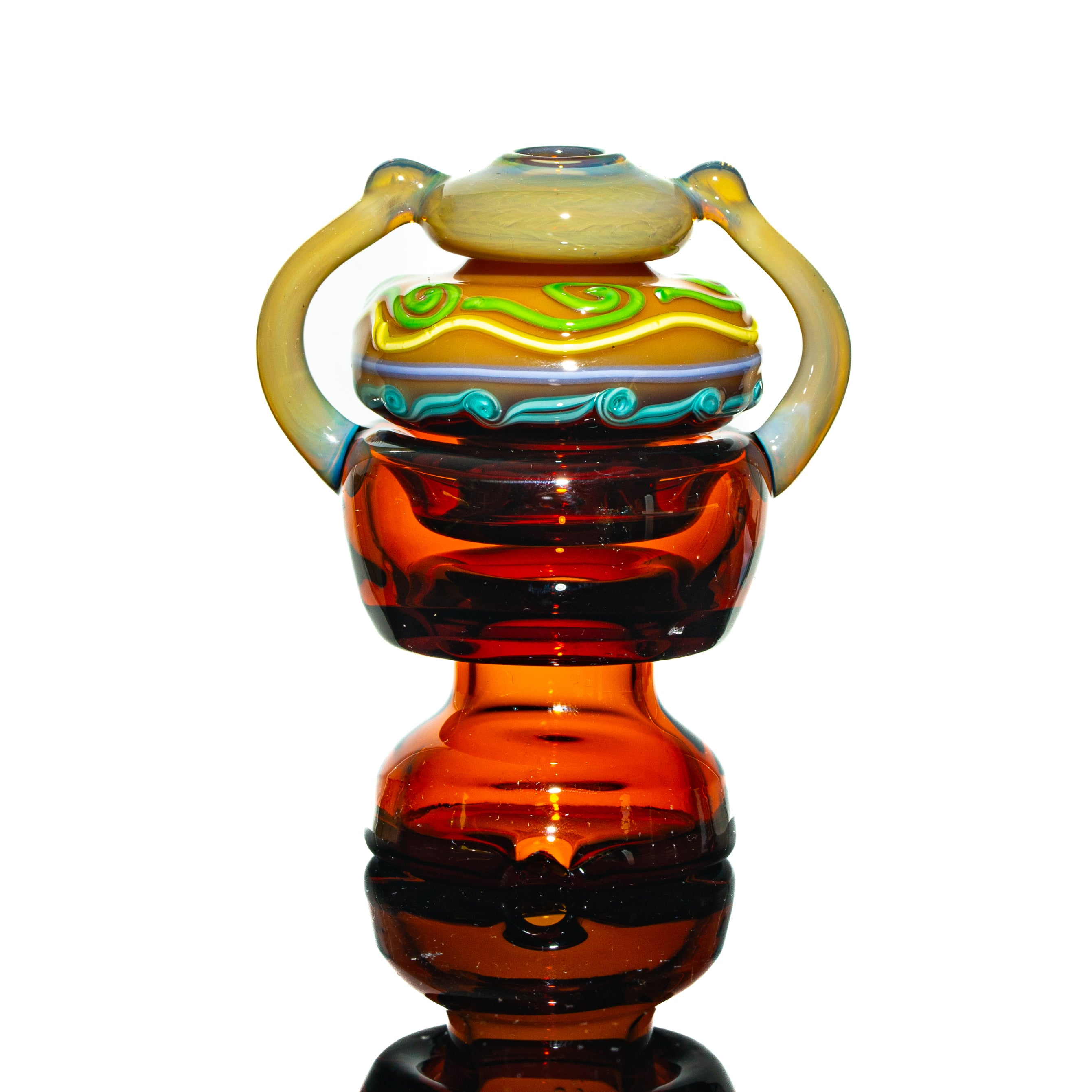 Charisma Glass - Amber Amphora Dry Peak Attachment