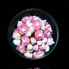 Ponder The Orb: Clinton Smith - Pink Flower Marble