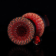 Drinking Vessels: Conversion Glass - Pomegranate Coil Cup