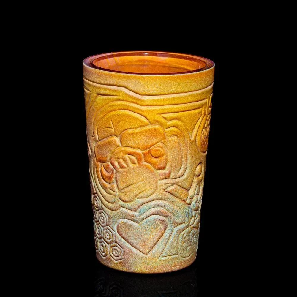 Drinking Vessels: Coyle - Silver Strike Hot Carve Cup