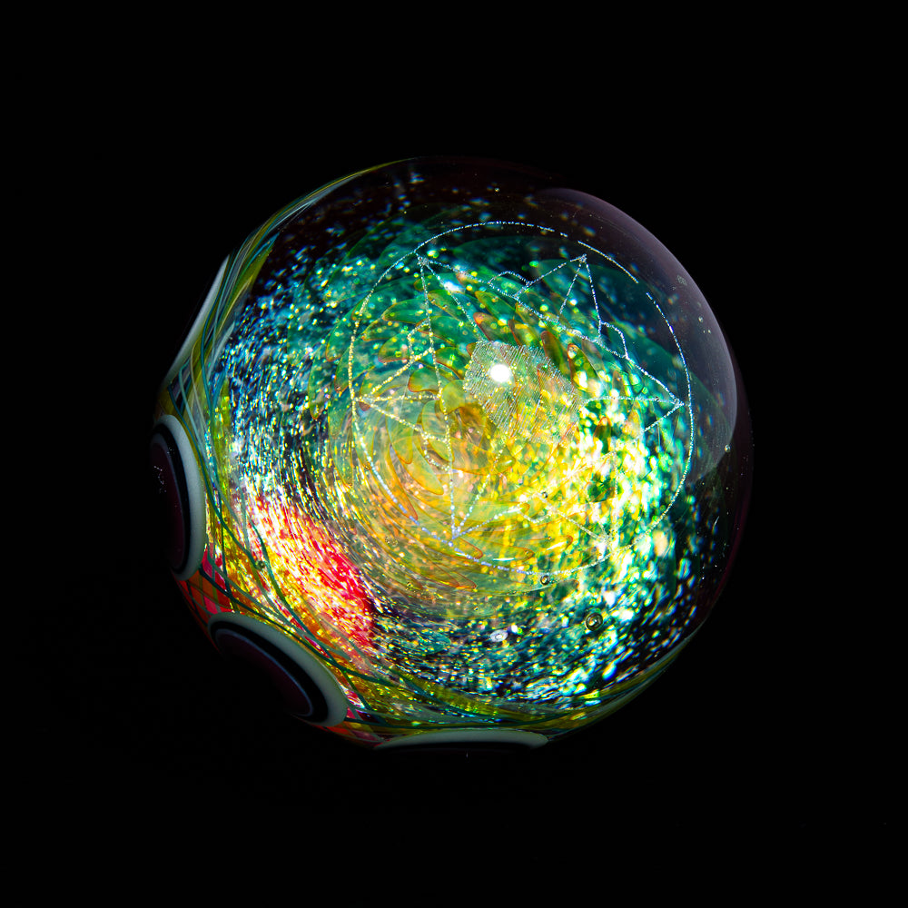 Ponder The Orb: Crux Glass - Dichro Opal Marble