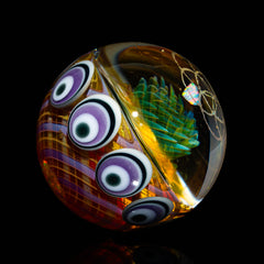 Ponder The Orb: Crux Glass - Seed Of Life Marble