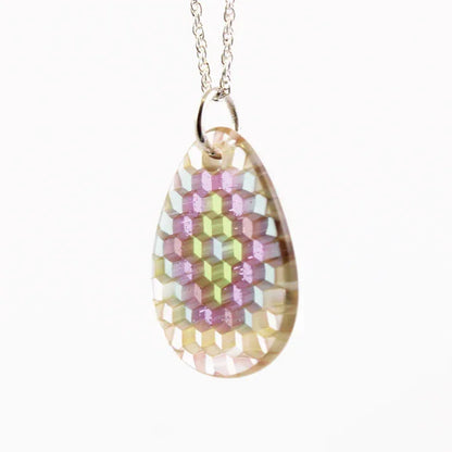 Ryan Teurfs - Arcane Tear Drop Honeyglass Necklace
