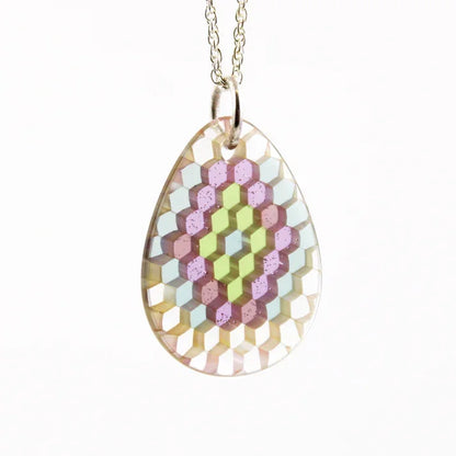 Ryan Teurfs - Arcane Tear Drop Honeyglass Necklace