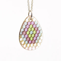 Ryan Teurfs - Arcane Tear Drop Honeyglass Necklace