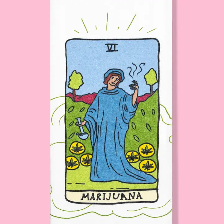 Bad Grandma - Marijuana Tarot Dish Towel