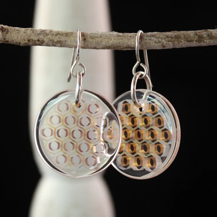 Ryan Teurfs - Silhouette Medallion Earrings