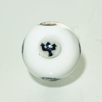 Henry Hollingsworth - Black & White Milli 17MM Marble