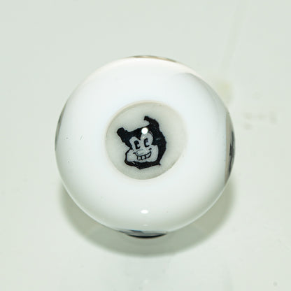 Henry Hollingsworth - Black & White Milli 17MM Marble