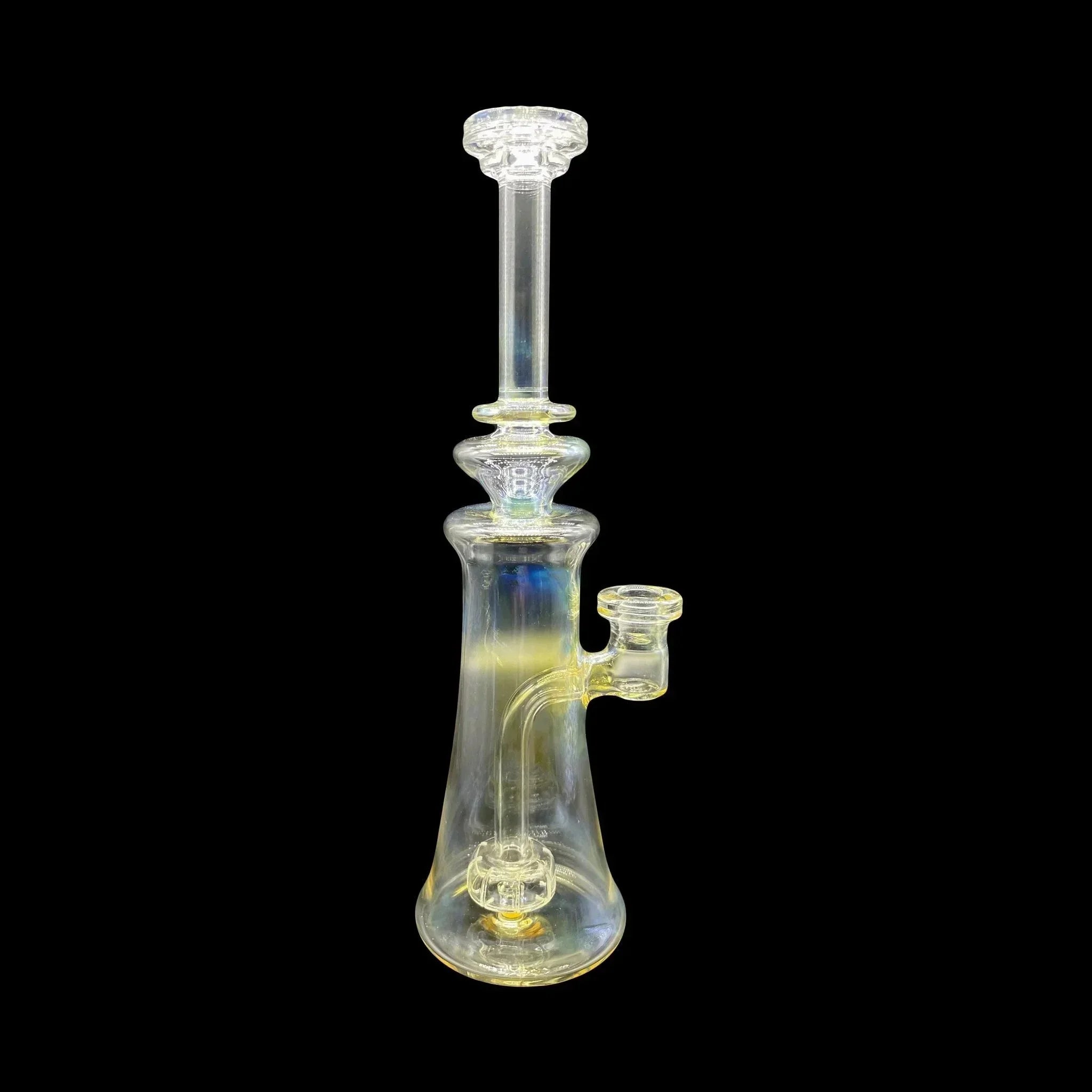 Slate Glass - 14mm Tall Silver Fume Jammer